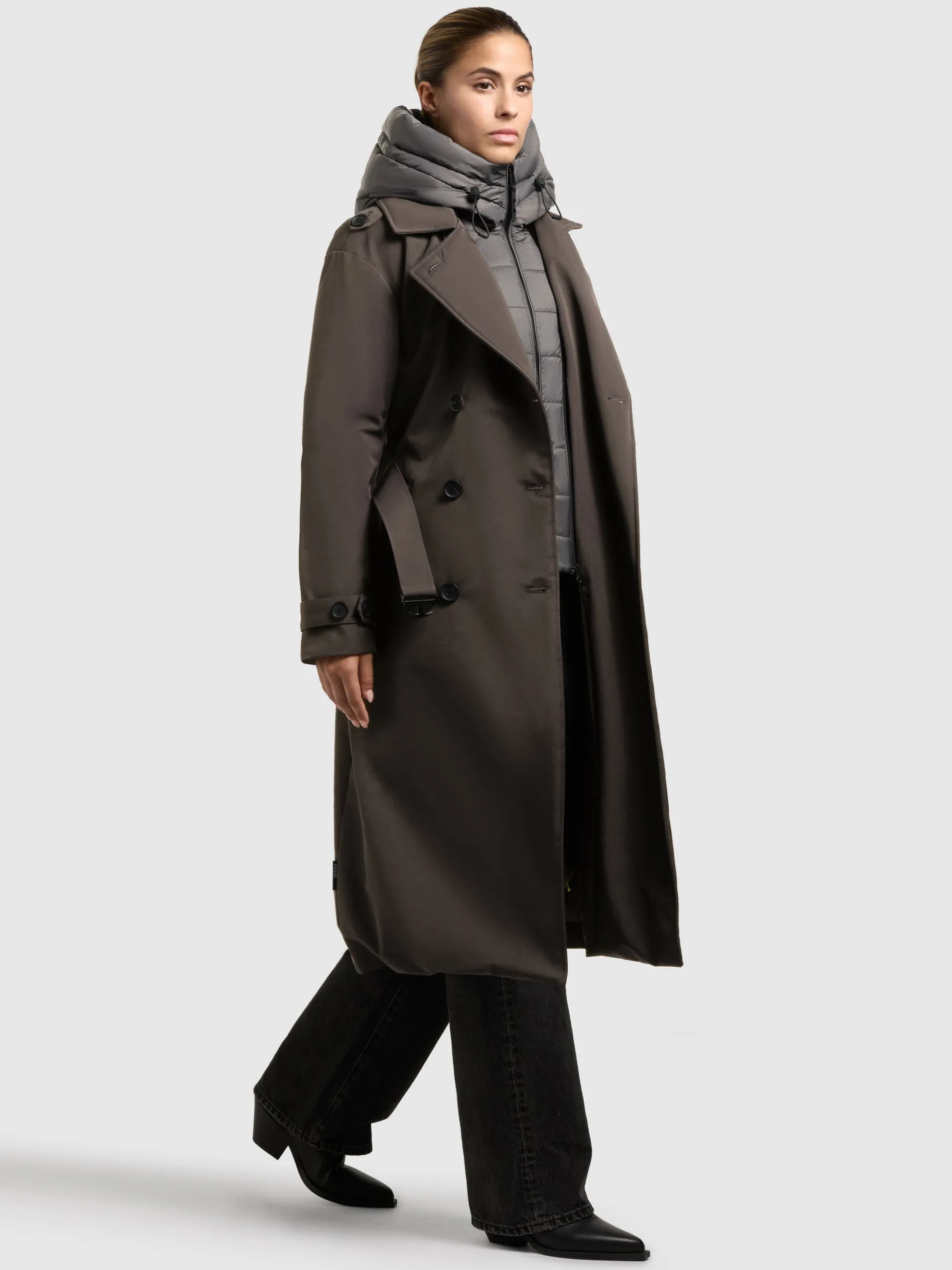 Mantel ELENA2 GRAPHITE GREY
