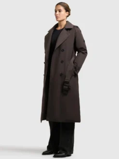 Mantel ELENA2 MOODY PLUM