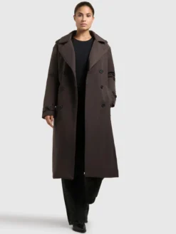 Mantel ELENA2 MOODY PLUM