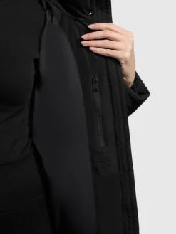 Mantel EMORY WITH BAG BLACK