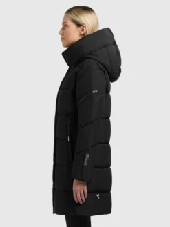 Mantel EMORY WITH BAG BLACK