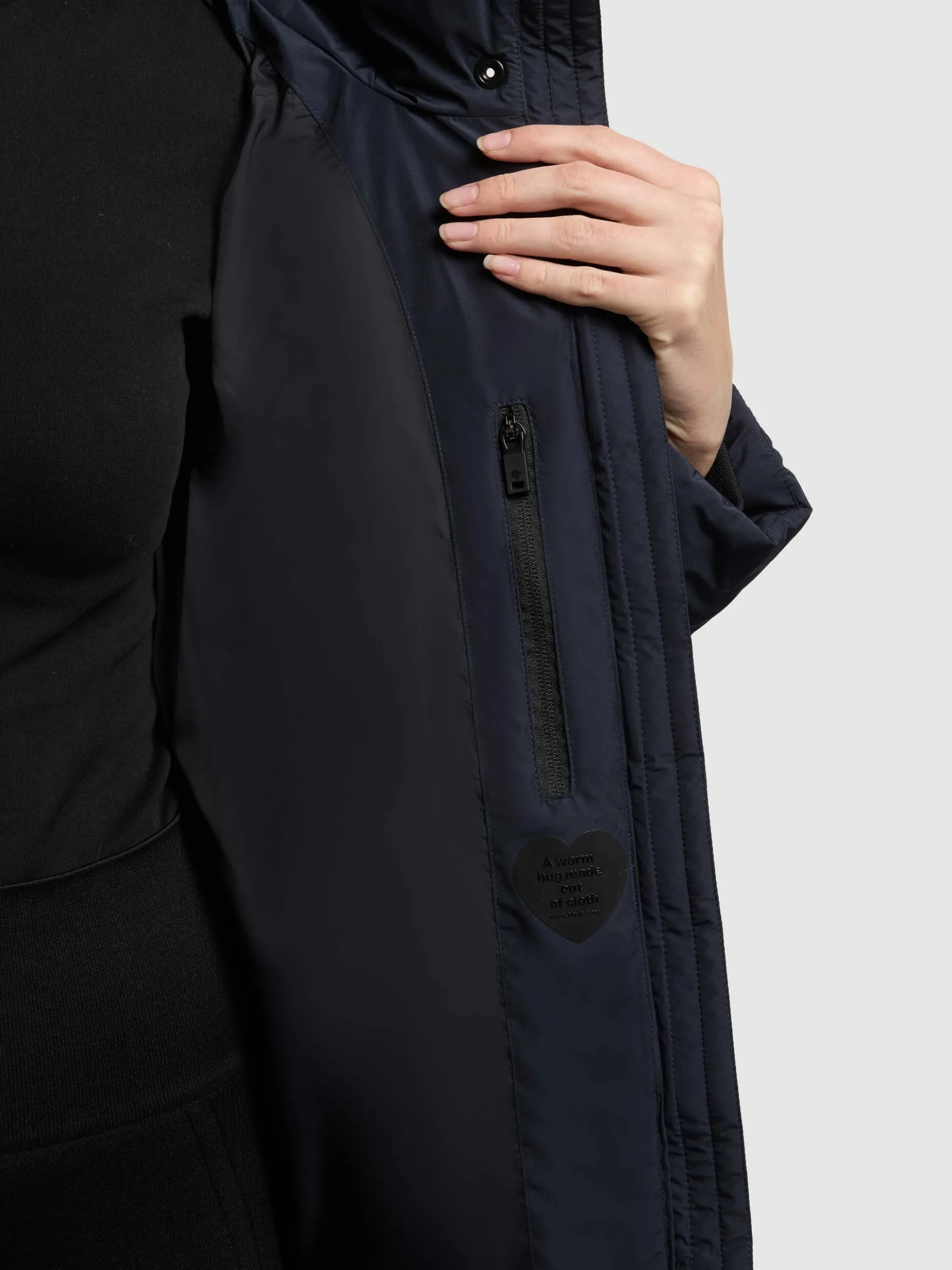 Mantel EMORY WITH BAG BLUE NIGHTS