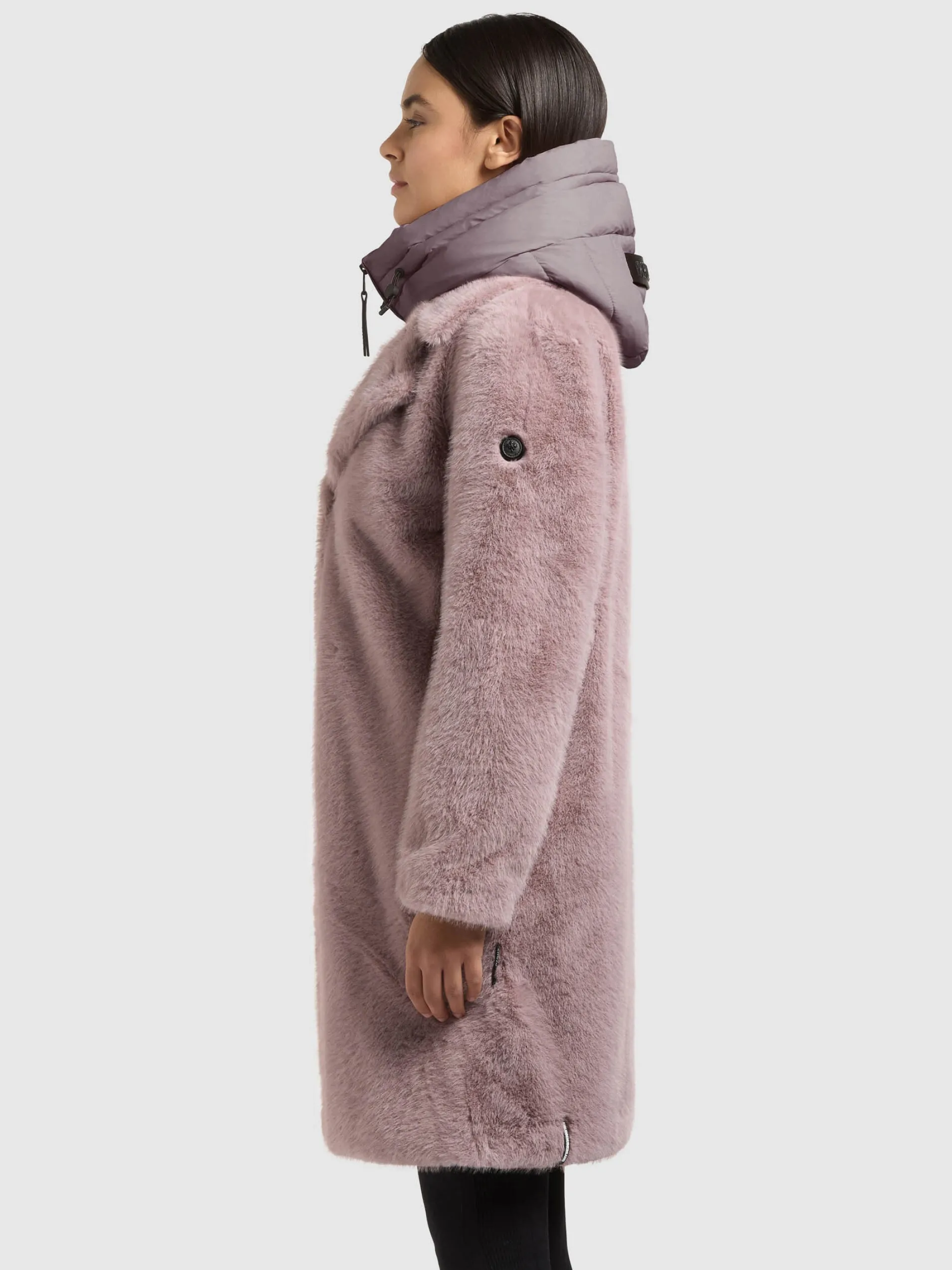Mantel FIZA - 2IN1 (Einsatz herausnehmbar) LILAC