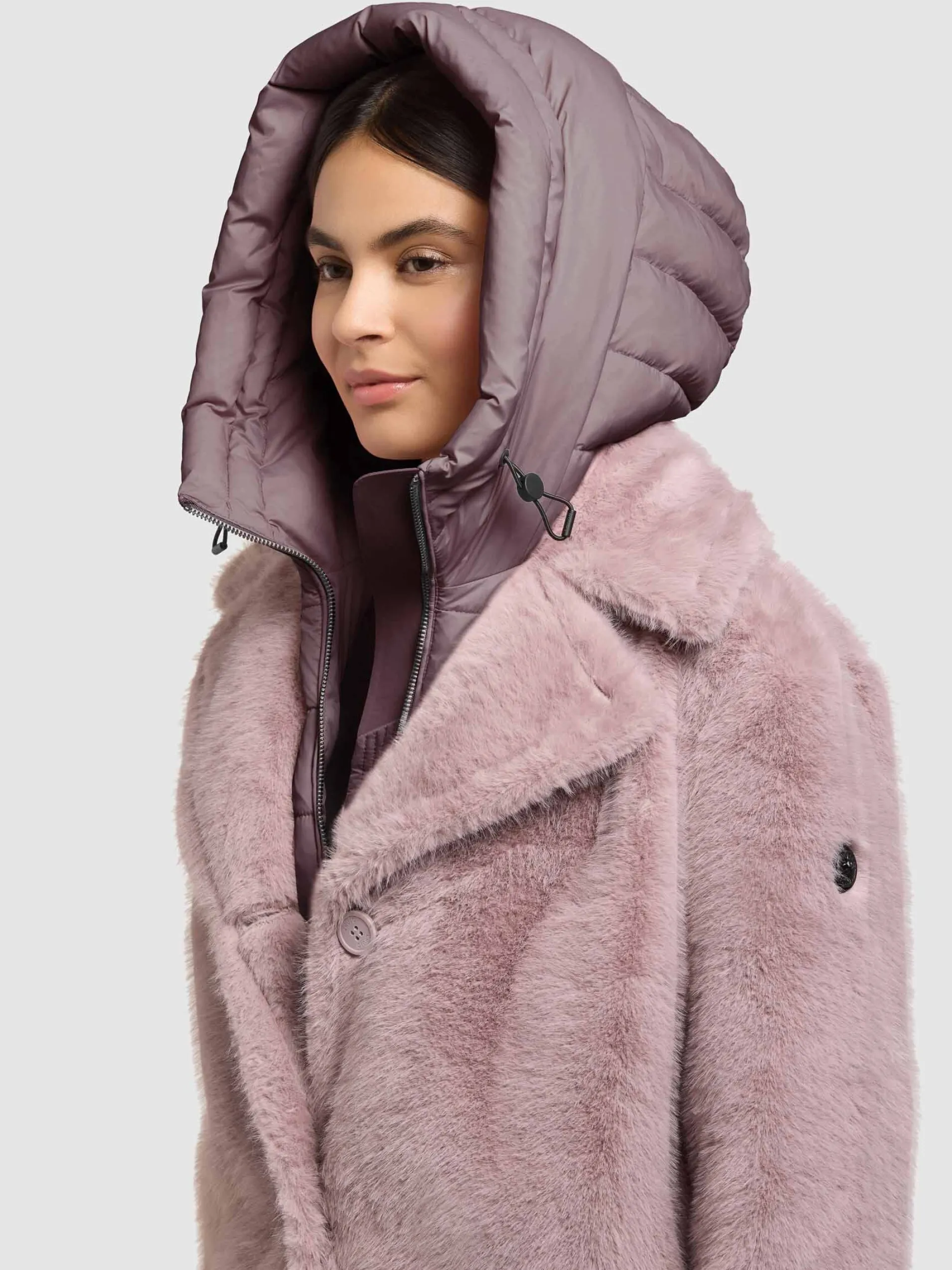 Mantel FIZA - 2IN1 (Einsatz herausnehmbar) LILAC