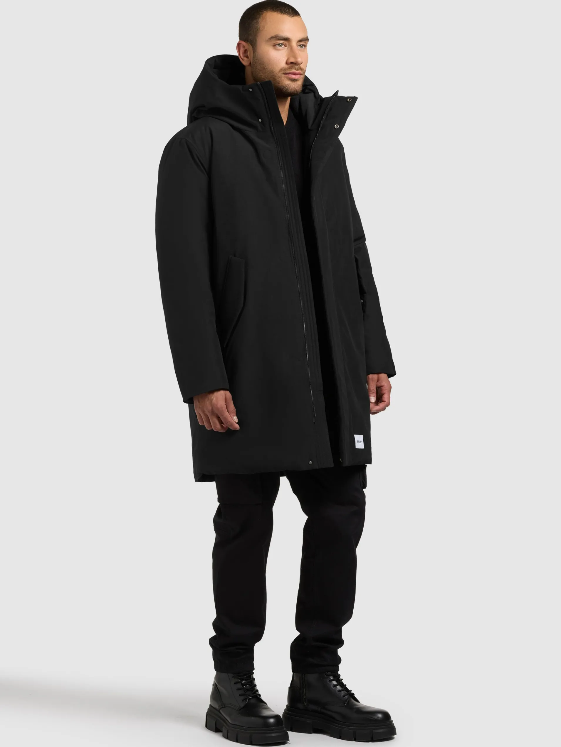 Mantel FOGG BLACK