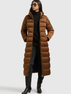 Mantel GINSA2 - 2IN1 (Einsatz herausnehmbar) GINGERBREAD BROWN