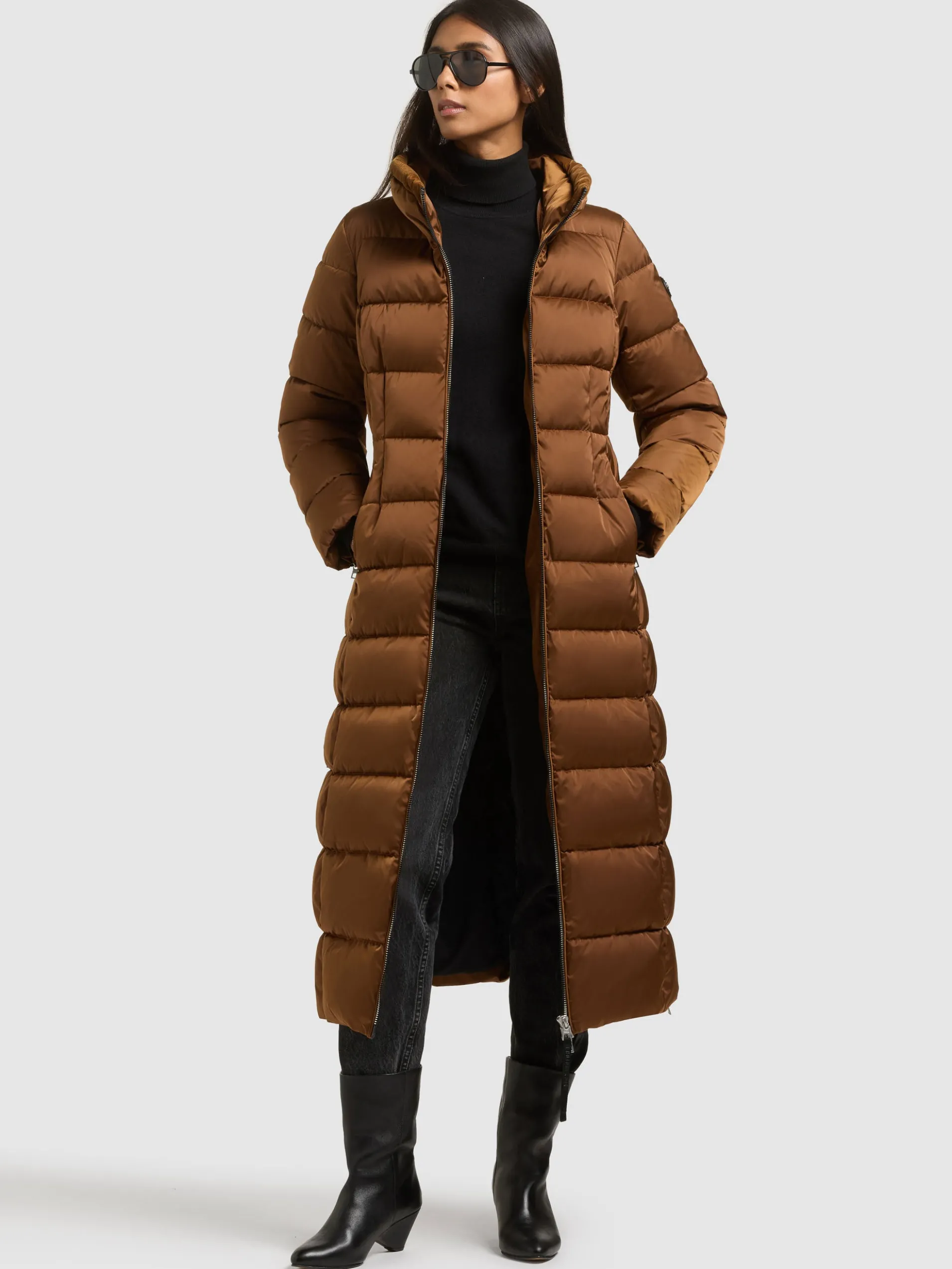 Mantel GINSA2 - 2IN1 (Einsatz herausnehmbar) GINGERBREAD BROWN