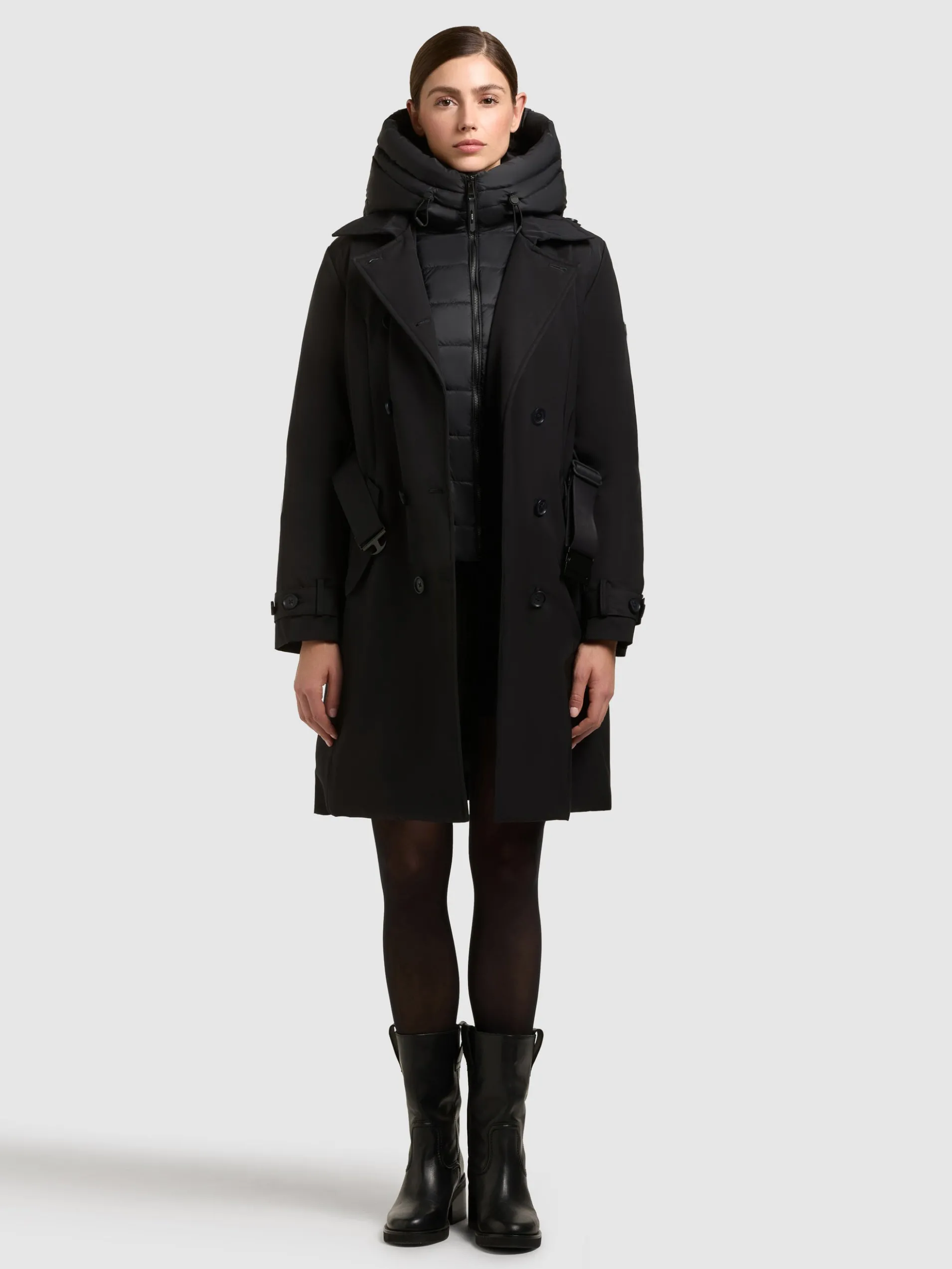 Mantel GORA BLACK