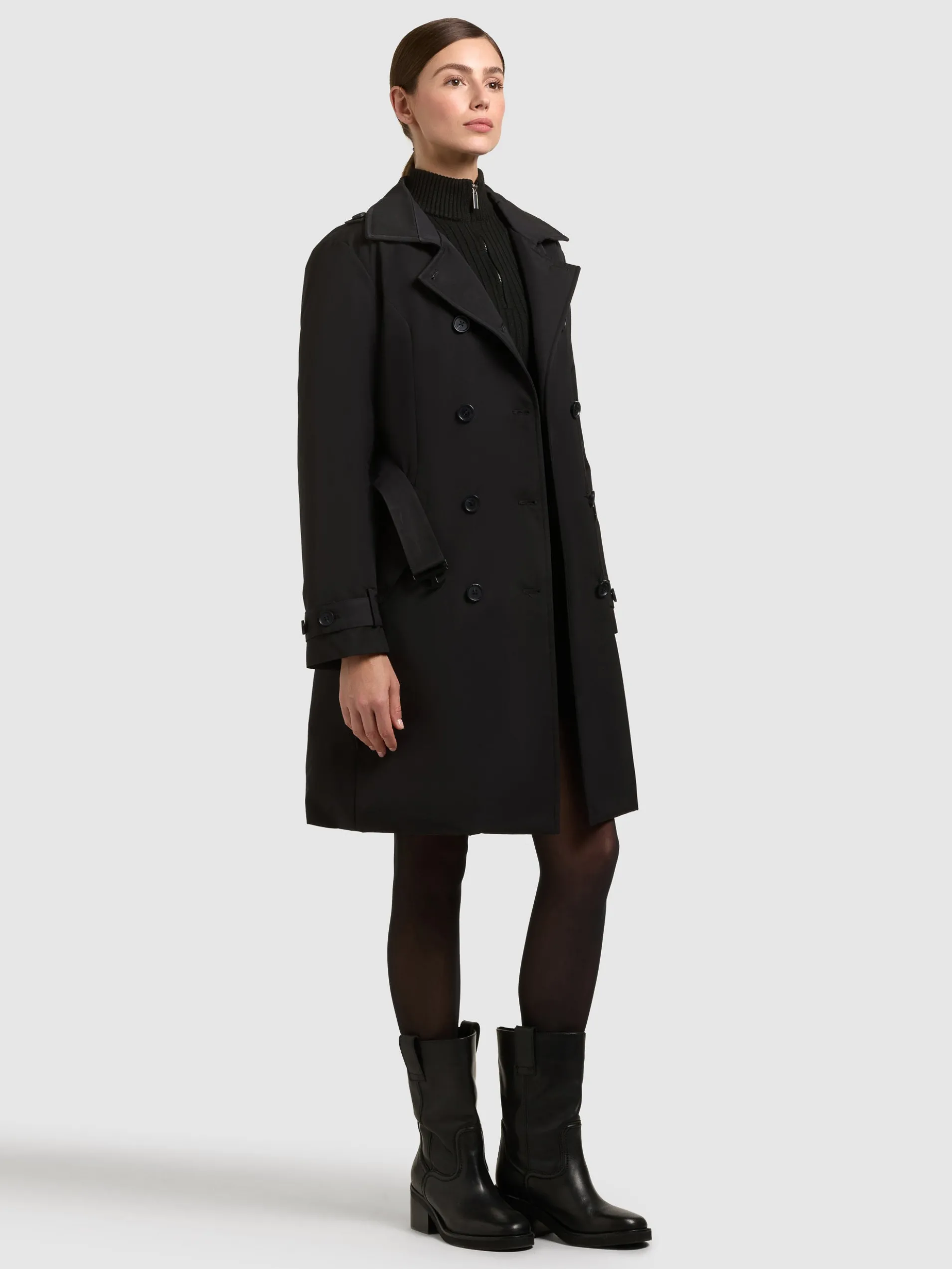 Mantel GORA BLACK