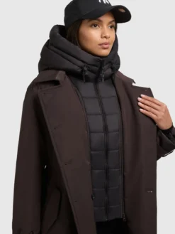 Mantel GORA MOODY PLUM