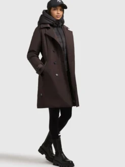 Mantel GORA MOODY PLUM