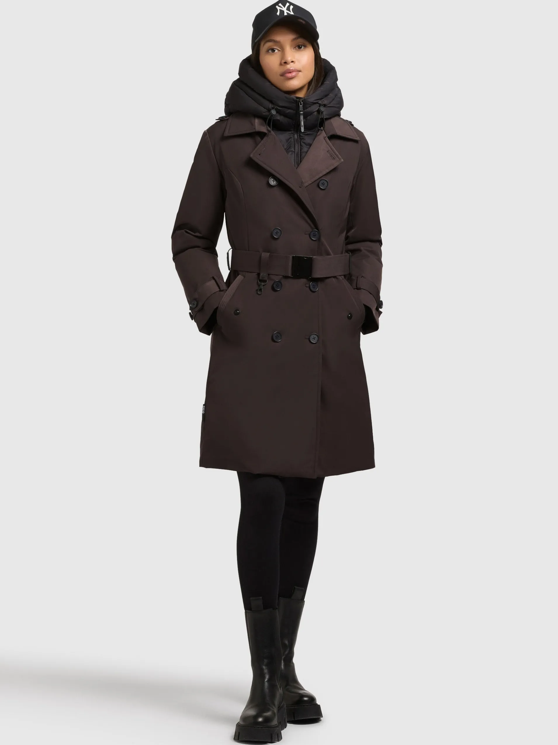 Mantel GORA MOODY PLUM