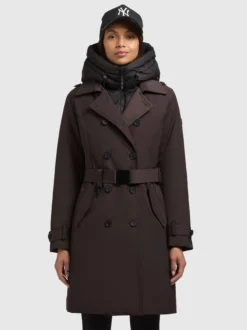 Mantel GORA MOODY PLUM