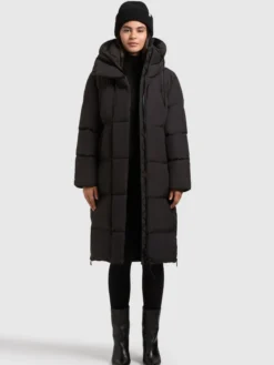 Mantel GUDA BLACK
