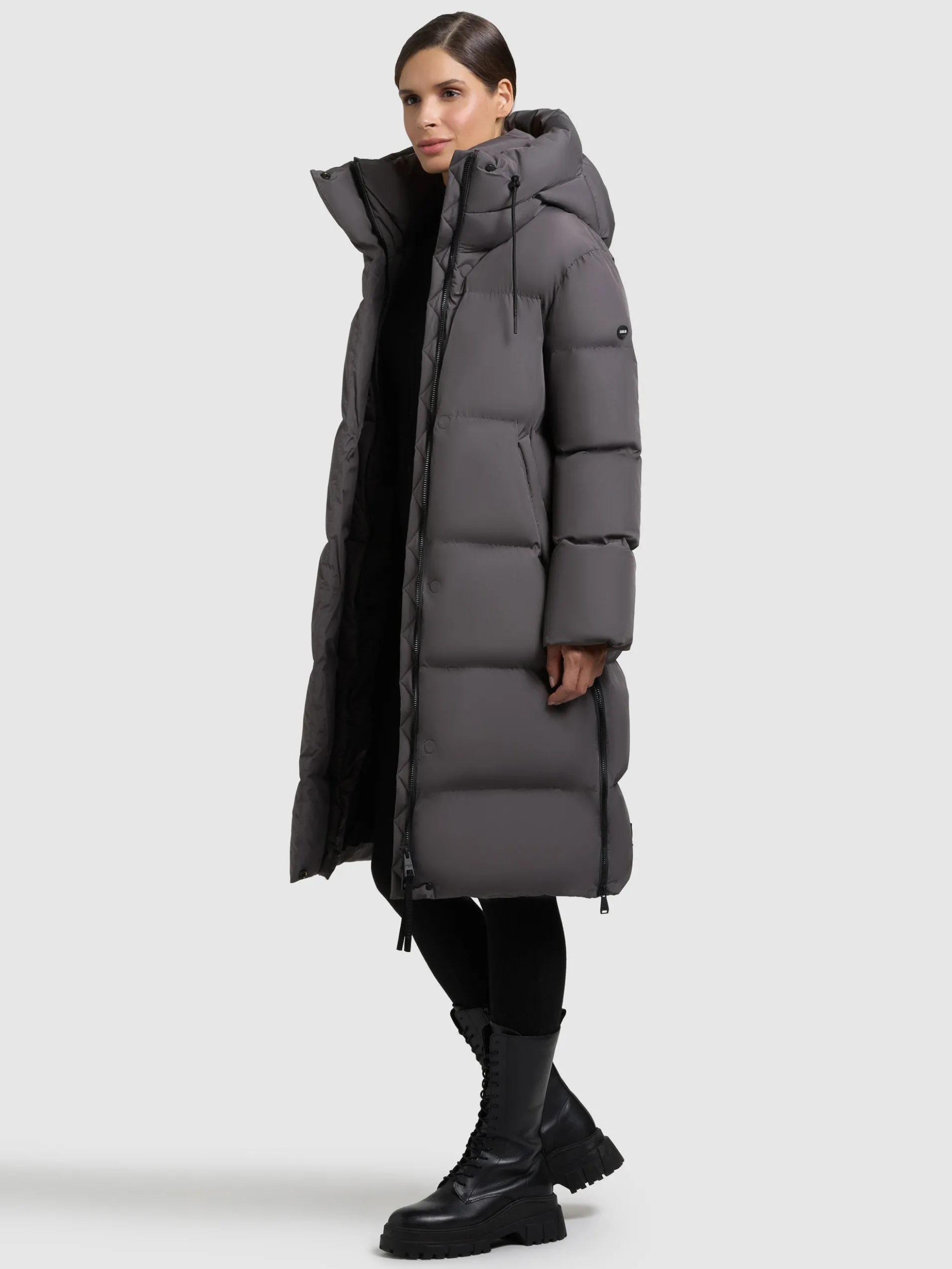 Mantel GUDA GRAPHITE GREY
