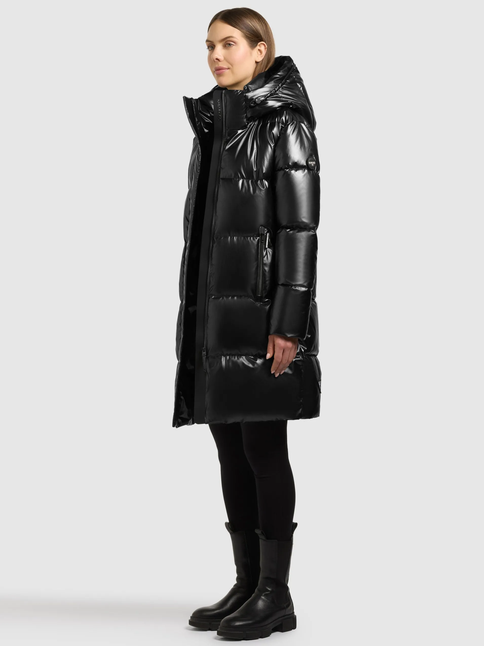 Mantel HAYA3 SHINY BLACK
