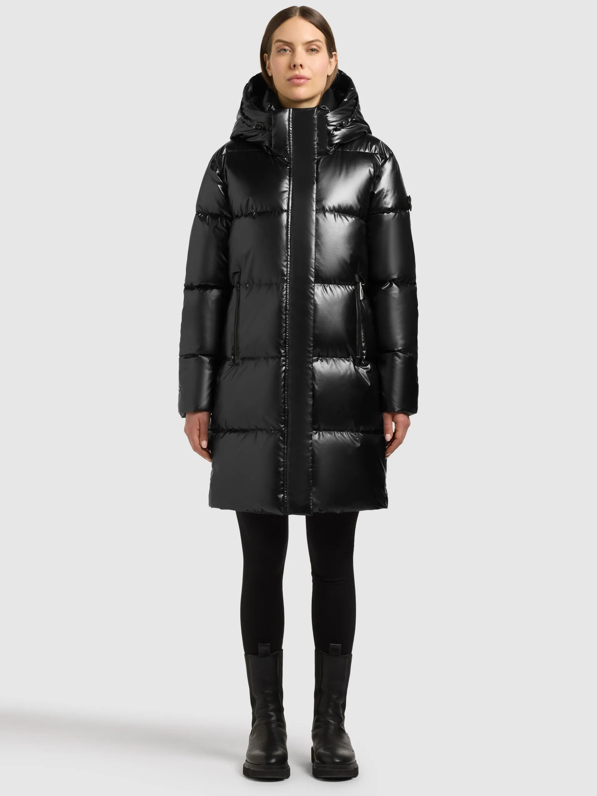 Mantel HAYA3 SHINY BLACK