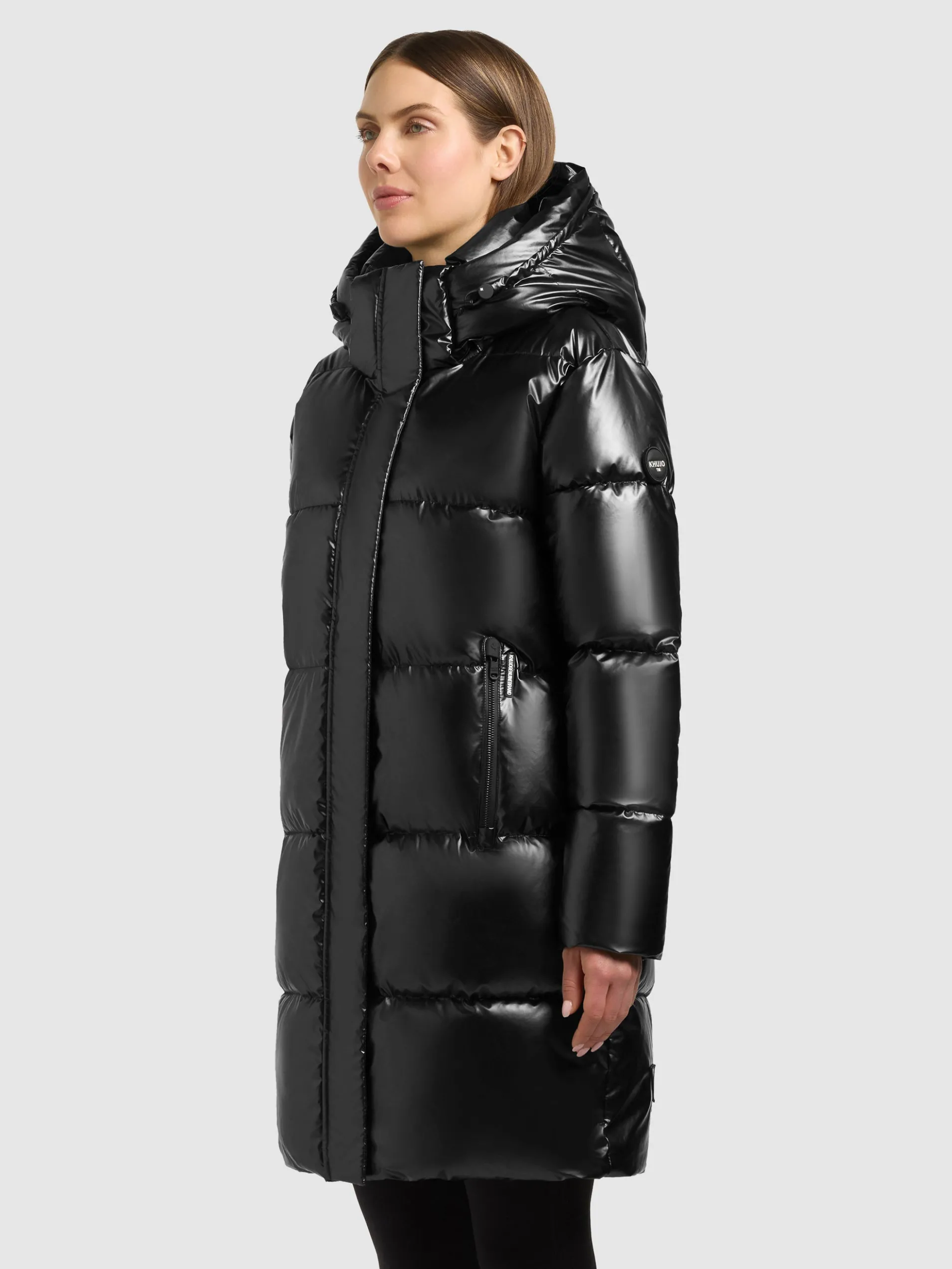 Mantel HAYA3 SHINY BLACK