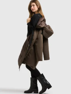 Mantel HICKLE TAUPE BROWN