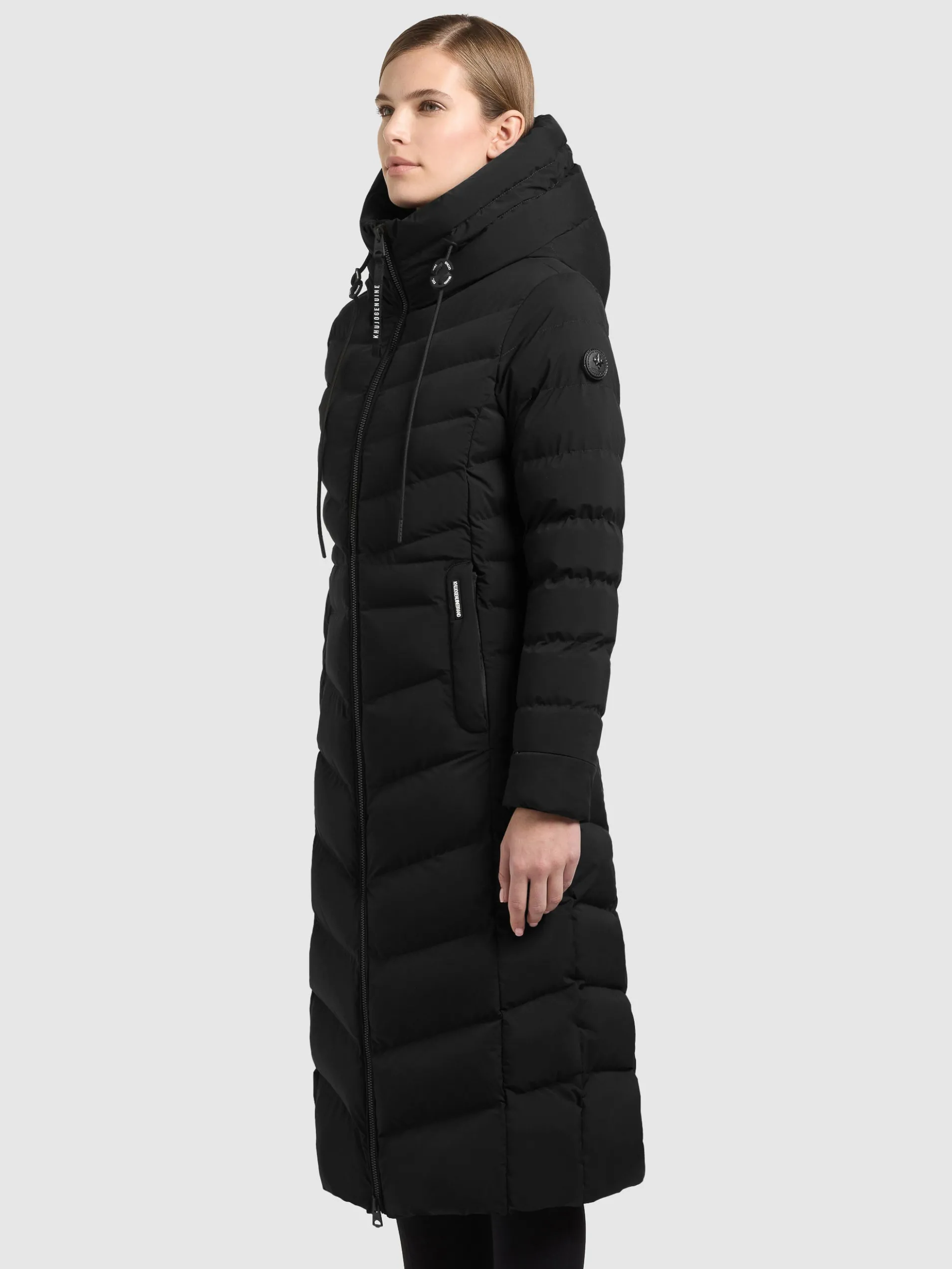 Mantel INGRAM6 WITH BAG BLACK