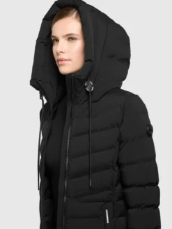 Mantel INGRAM6 WITH BAG BLACK