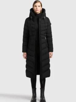Mantel INGRAM6 WITH BAG BLACK