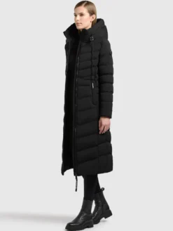 Mantel INGRAM6 WITH BAG BLACK