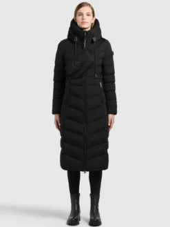 Mantel INGRAM6 WITH BAG BLACK