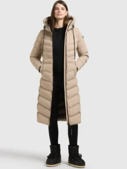 Mantel INGRAM6 WITH BAG HUMUS BEIGE