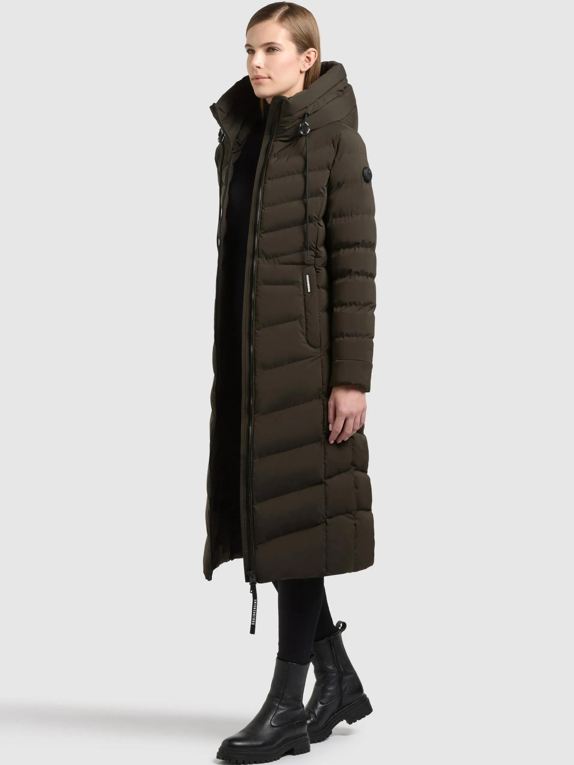 Mantel INGRAM6 WITH BAG PARK GREEN
