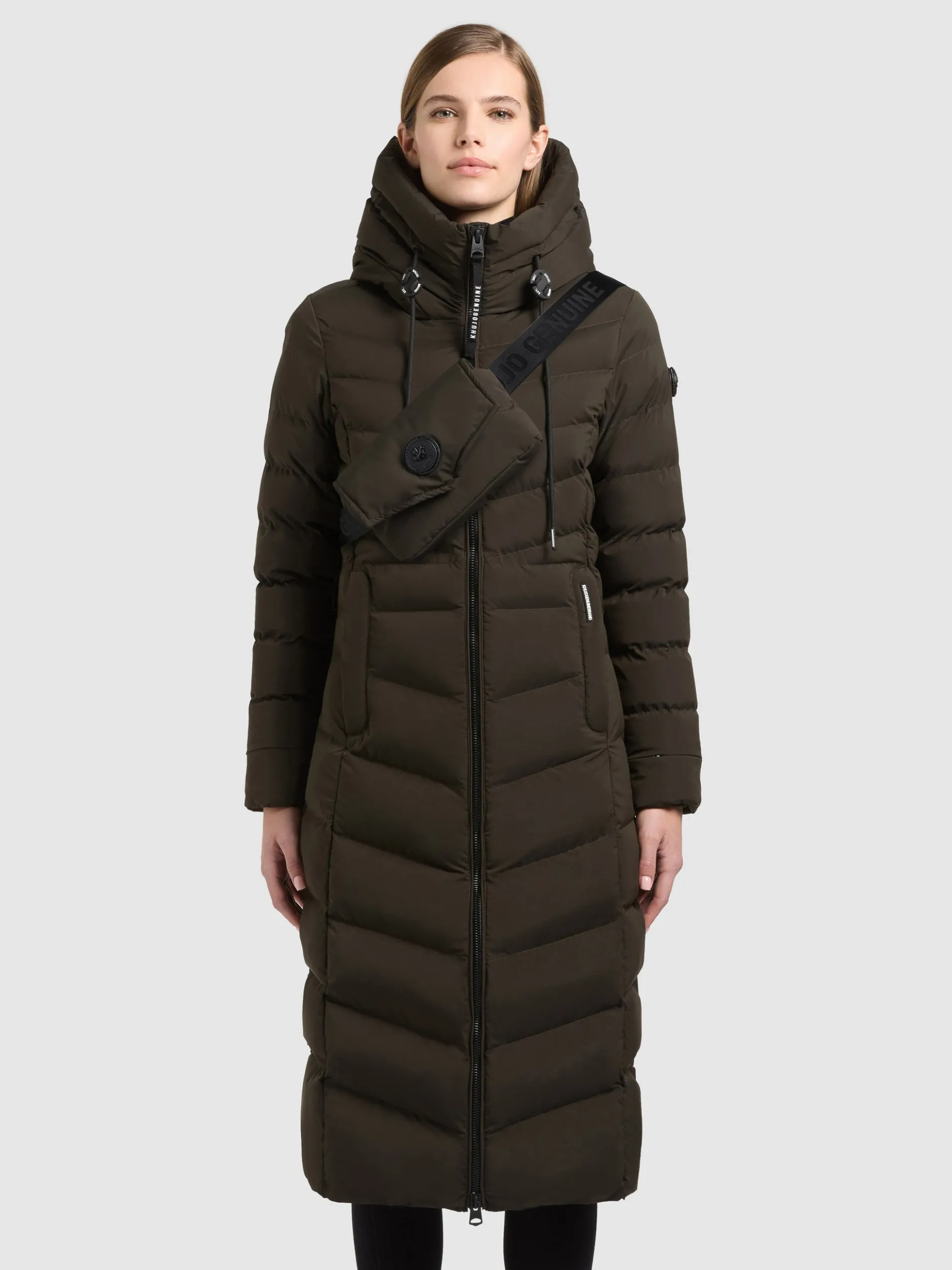 Mantel INGRAM6 WITH BAG PARK GREEN