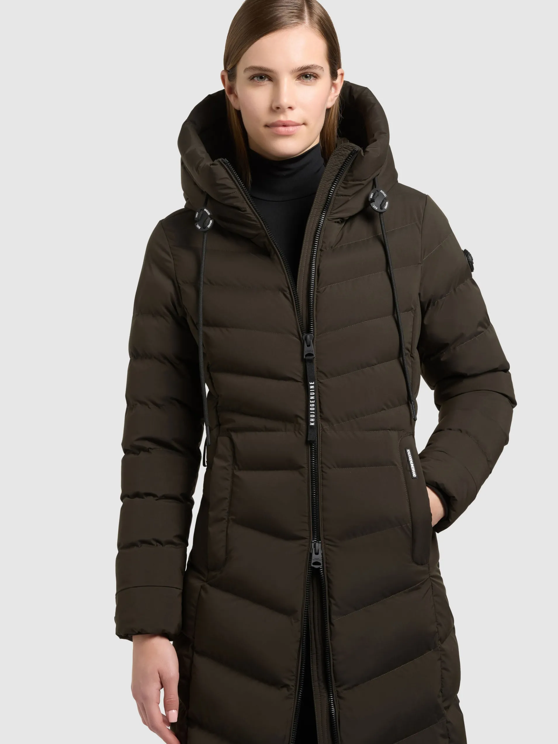 Mantel INGRAM6 WITH BAG PARK GREEN