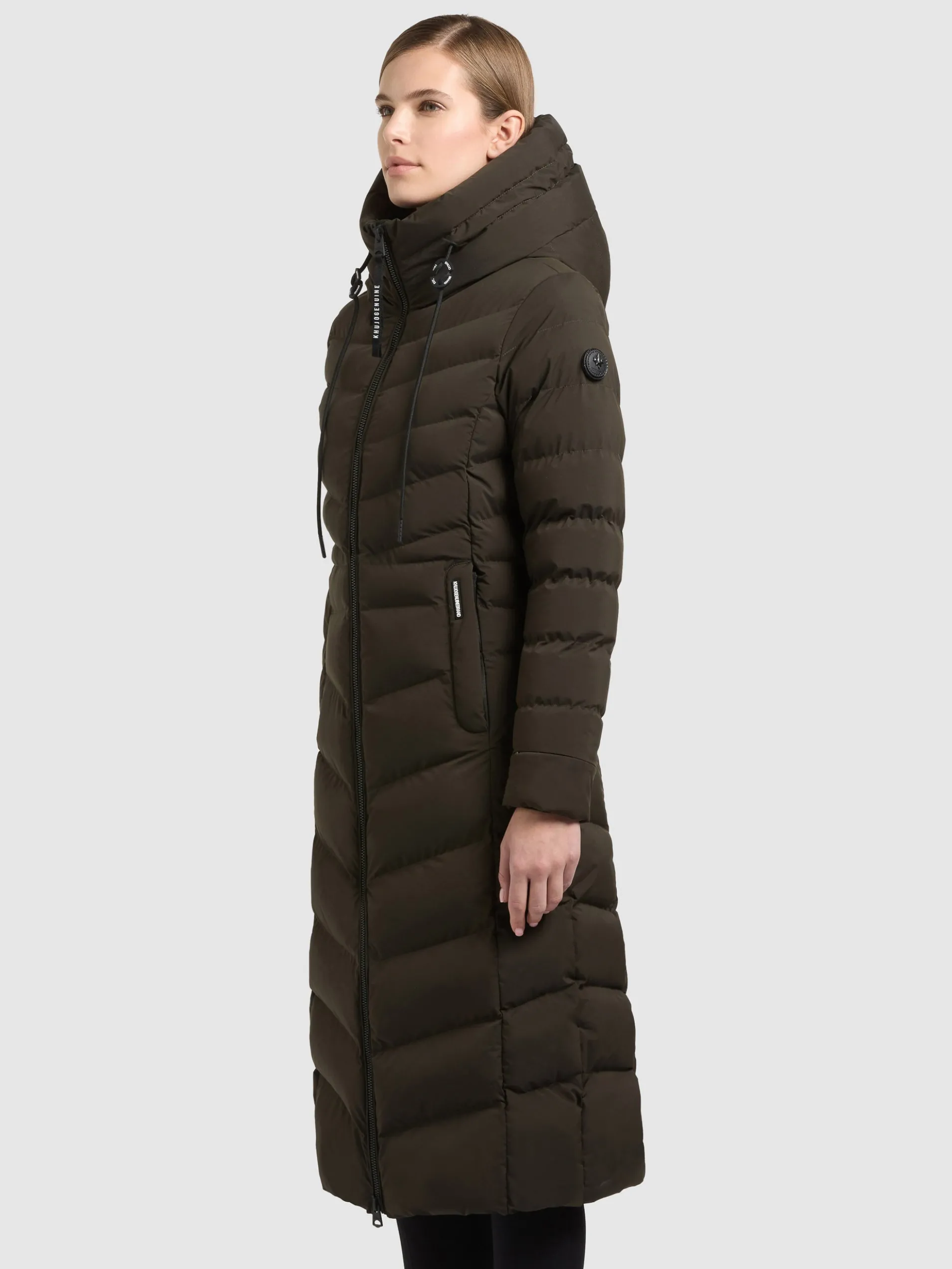 Mantel INGRAM6 WITH BAG PARK GREEN