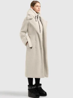 Mantel IRNYA - 2IN1 (Einsatz herausnehmbar). COTTON CREAM