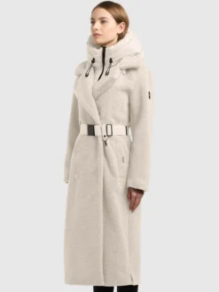 Mantel IRNYA - 2IN1 (Einsatz herausnehmbar). COTTON CREAM