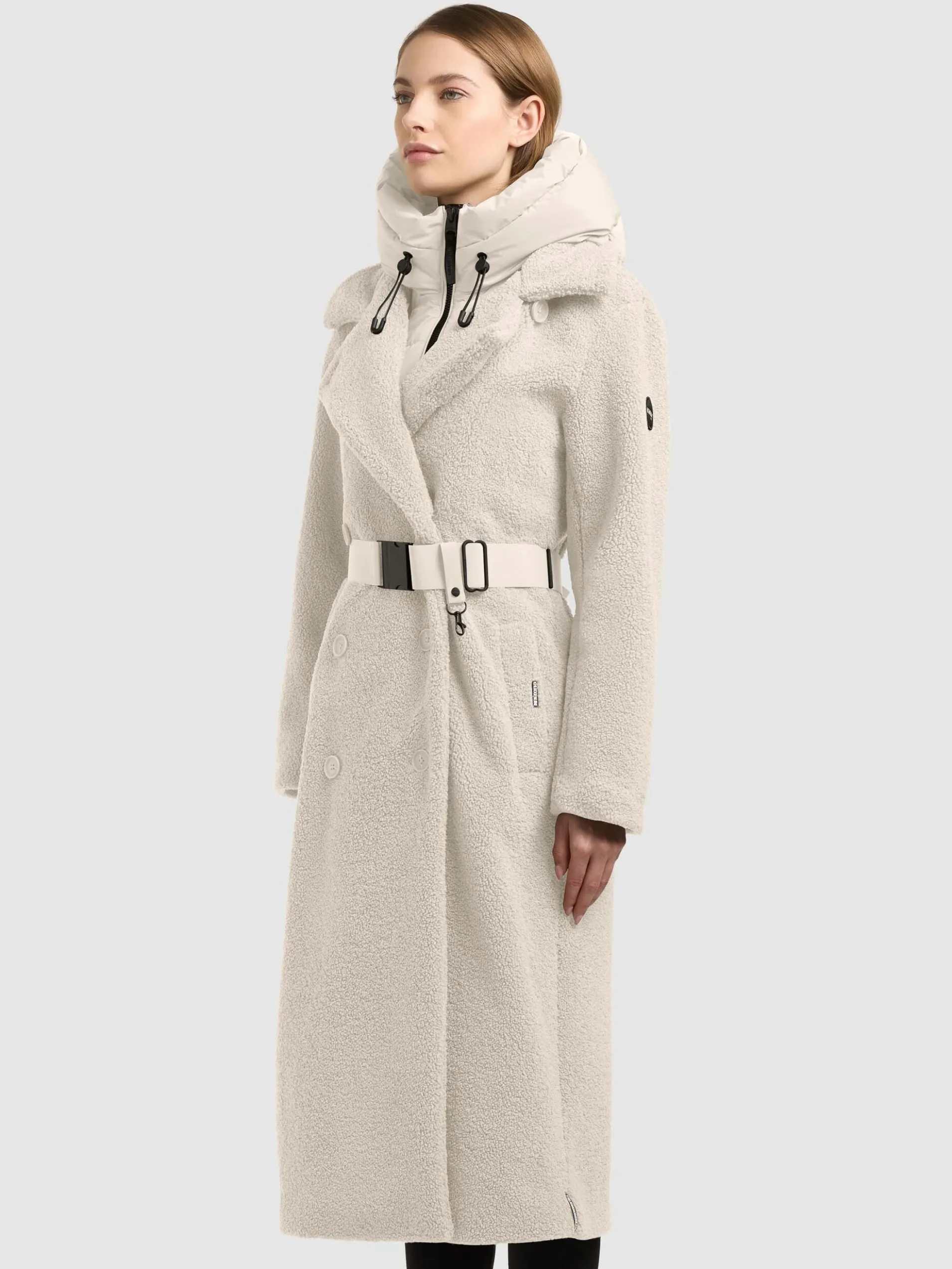 Mantel IRNYA - 2IN1 (Einsatz herausnehmbar). COTTON CREAM