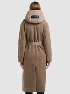 Mantel IRNYA - 2IN1 (Einsatz herausnehmbar). TAUPE GREY