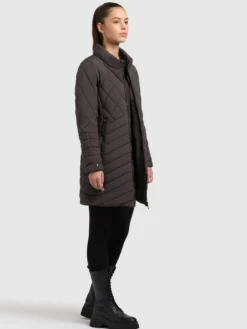 Mantel IVANA GRAPHITE GREY