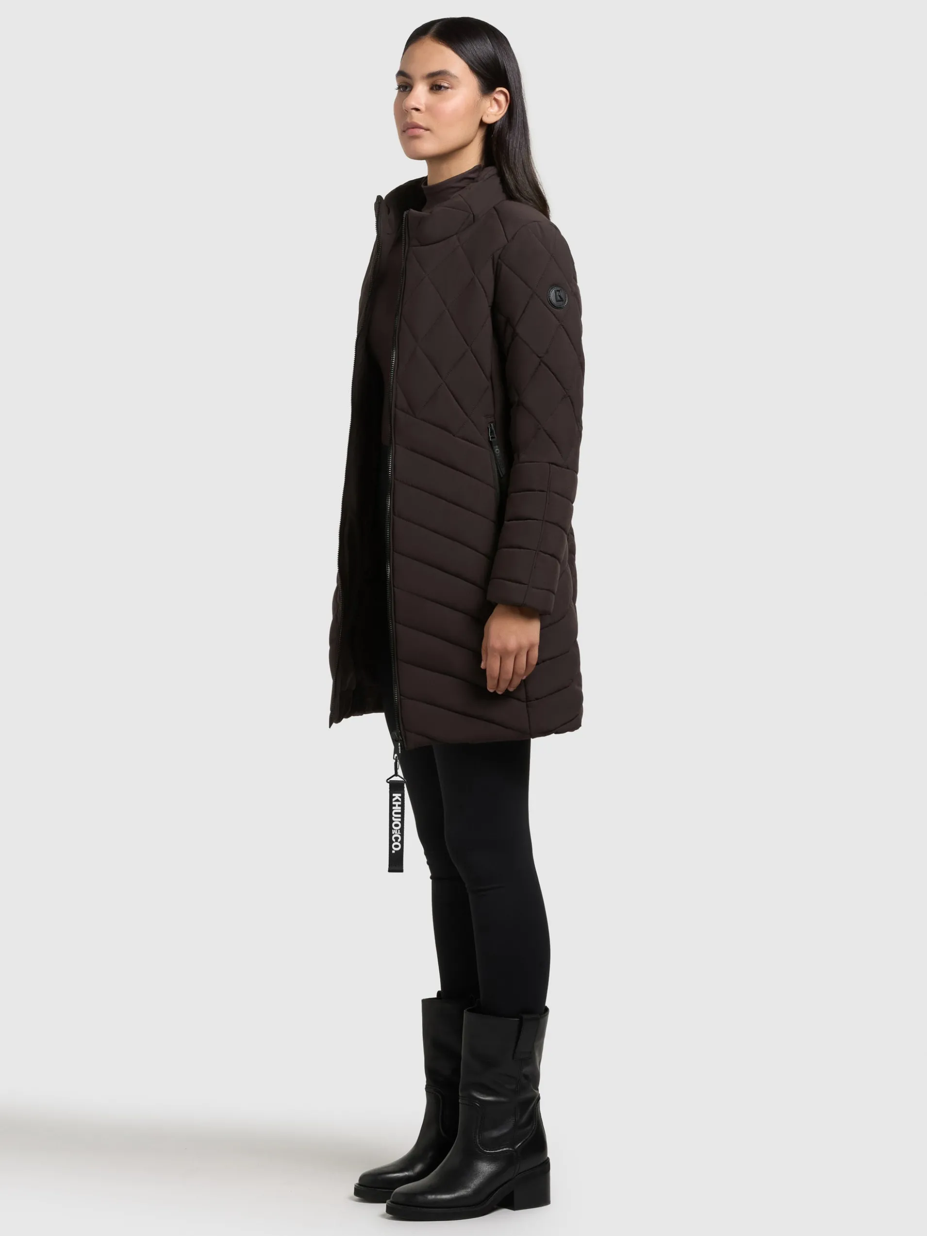 Mantel IVANA MOODY PLUM