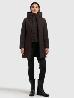 Mantel IVANA MOODY PLUM