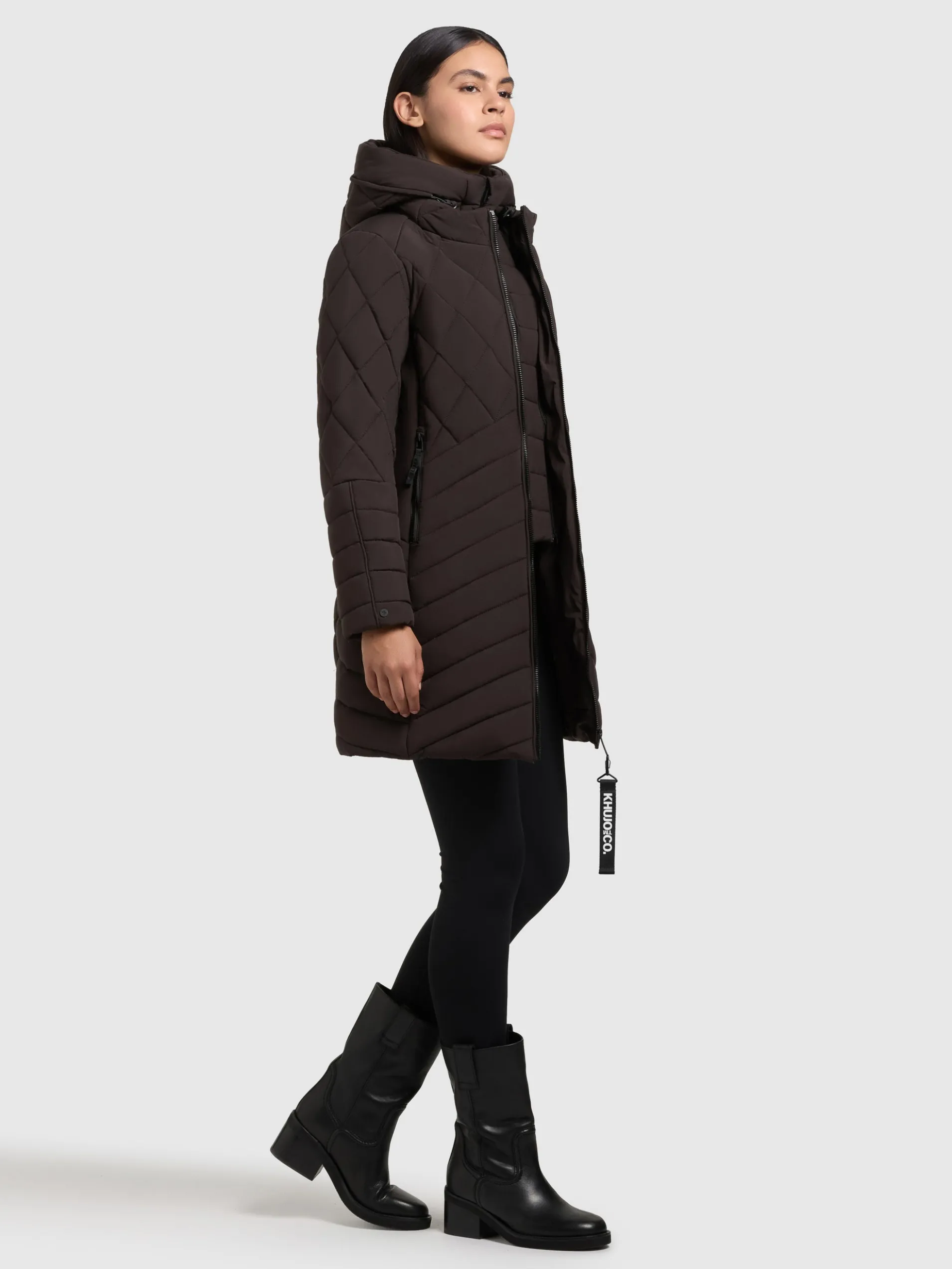 Mantel IVANA MOODY PLUM