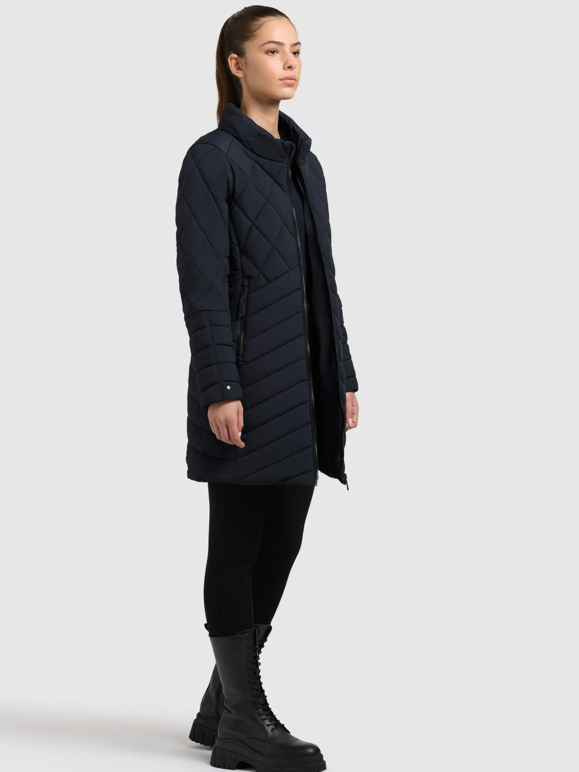 Mantel IVANA PORT BLUE