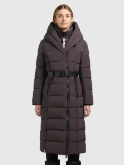 Mantel JANESSA - 2IN1 (Einsatz herausnehmbar) MOODY PLUM