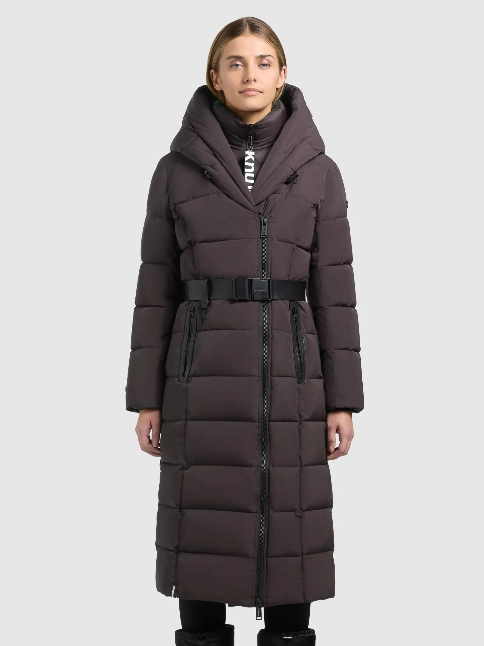 Mantel JANESSA - 2IN1 (Einsatz herausnehmbar) MOODY PLUM