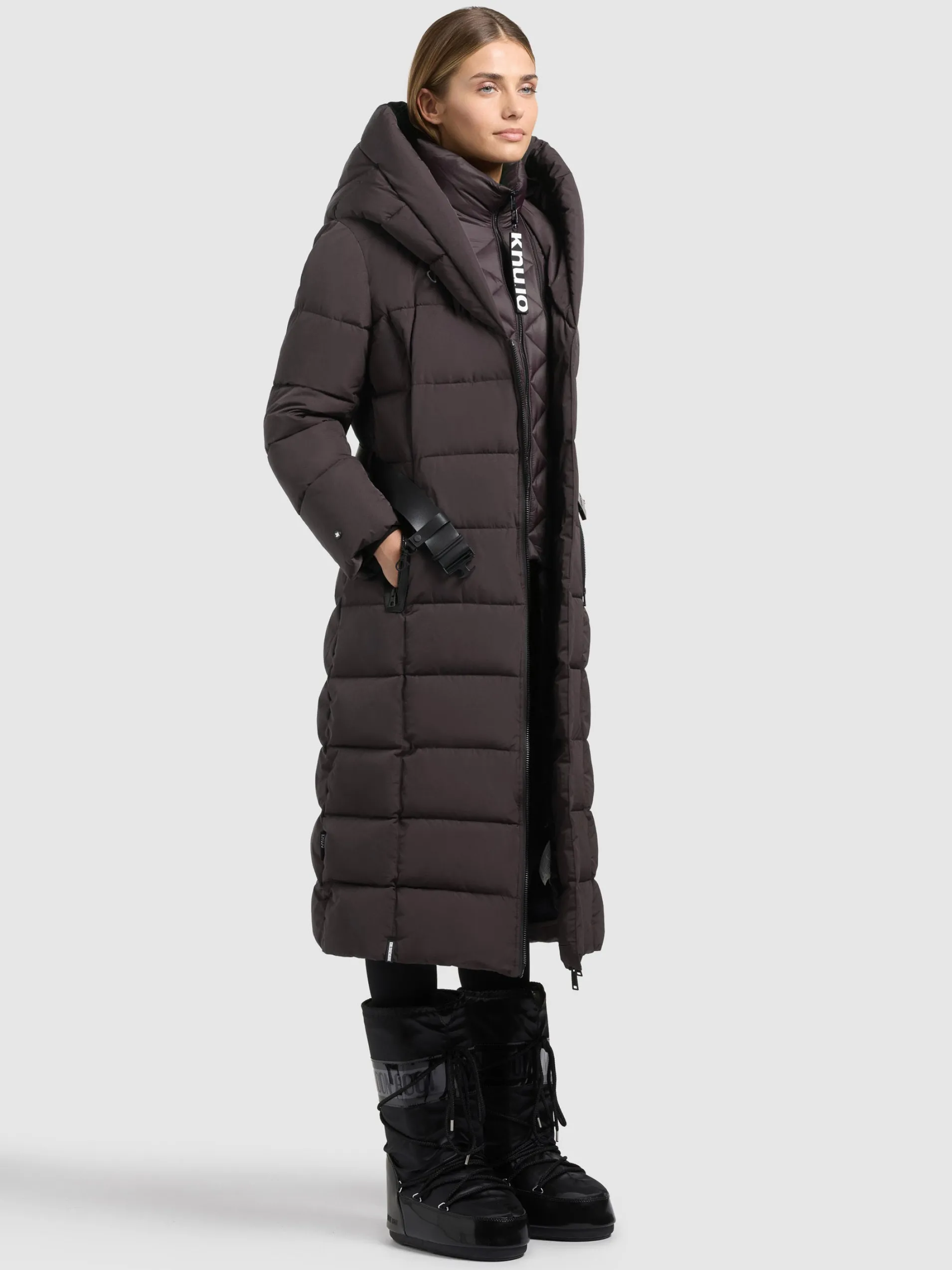 Mantel JANESSA - 2IN1 (Einsatz herausnehmbar) MOODY PLUM