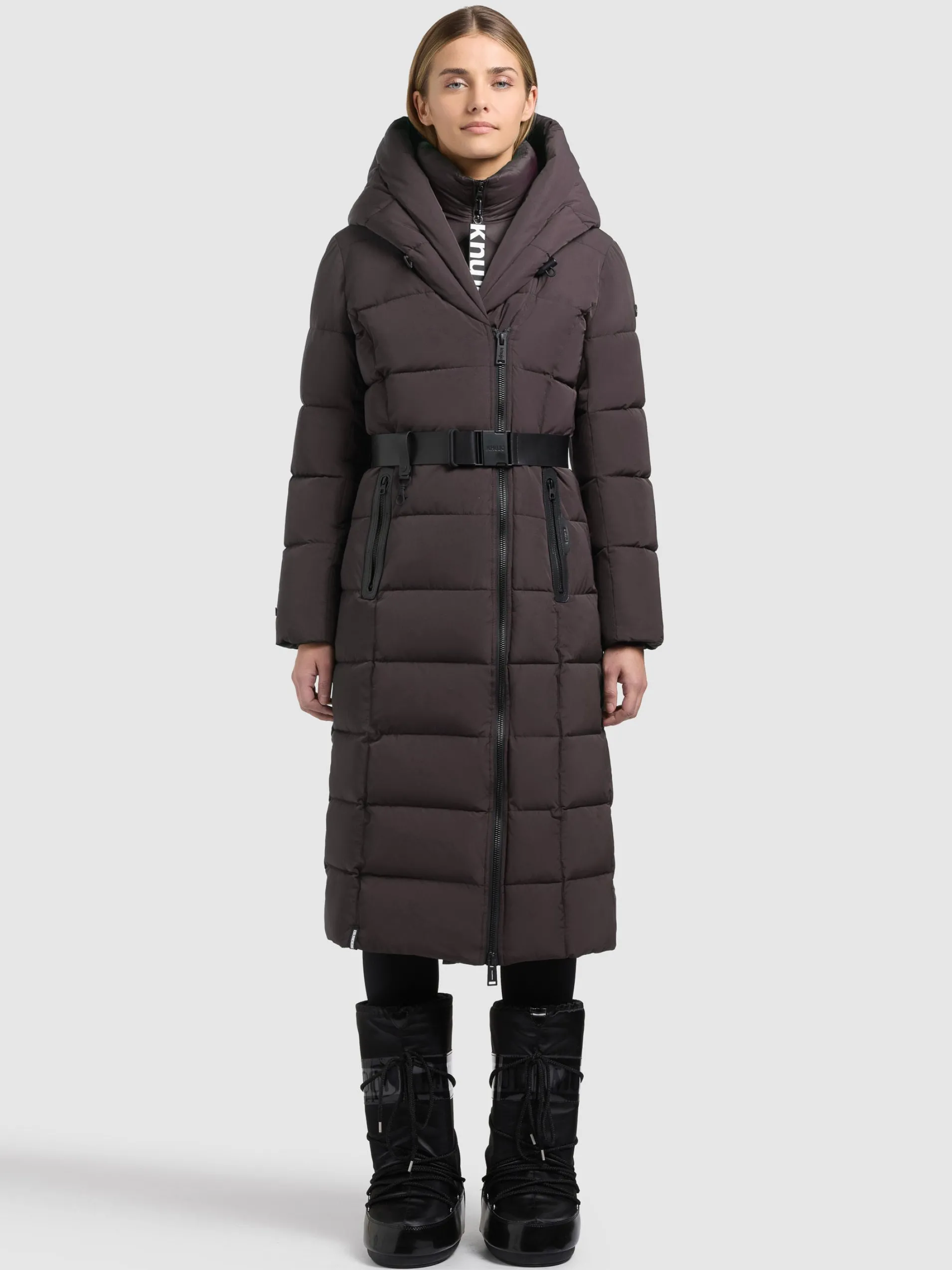 Mantel JANESSA - 2IN1 (Einsatz herausnehmbar) MOODY PLUM