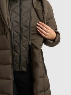 Mantel JANESSA - 2IN1 (Einsatz herausnehmbar) WINTER GREEN