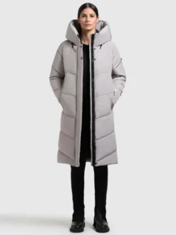 Mantel JANGE2 MATT BLIZZARD GREY