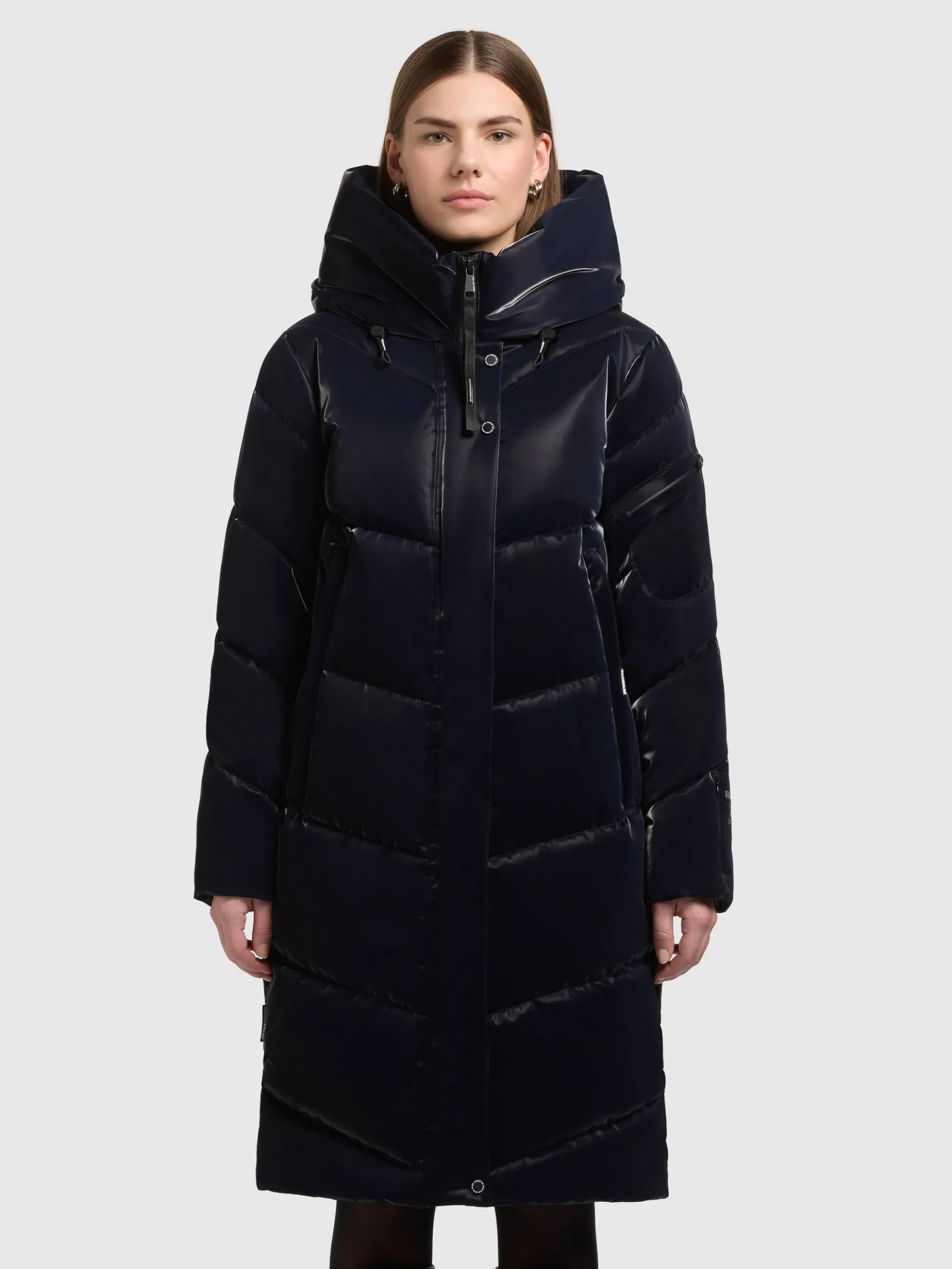 Mantel JANGE2 SHINY MIDNIGHT BLUE