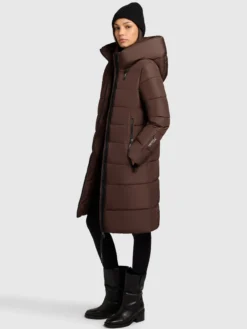 Mantel JILIAS5 DARK BROWN